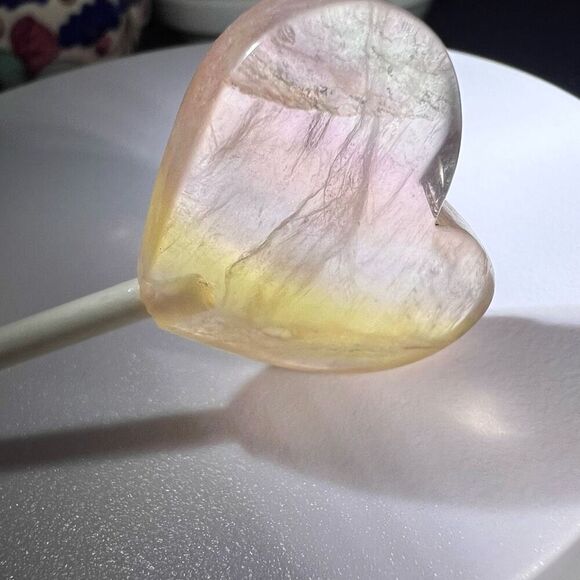 Rainbow Fluorite Crystal Lollipop‎ - Picture 3 of 13